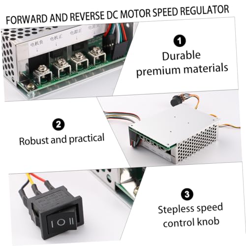 Controlador de motor Angoily 60A para solucionar tirones y cambiar la dirección de rotación 4