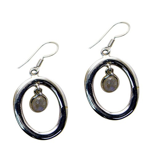 Boucles d'oreilles pierre de lune arc-en-ciel pour sublimer vos tenues d'été