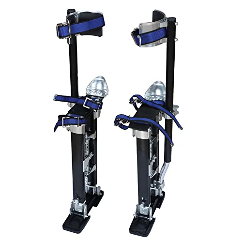 Marddpair Drywall Stilts 15-23 Inch Grade Adjustable Auminum Tool Stilt For Painting Or Cleaning - Black #TOP12