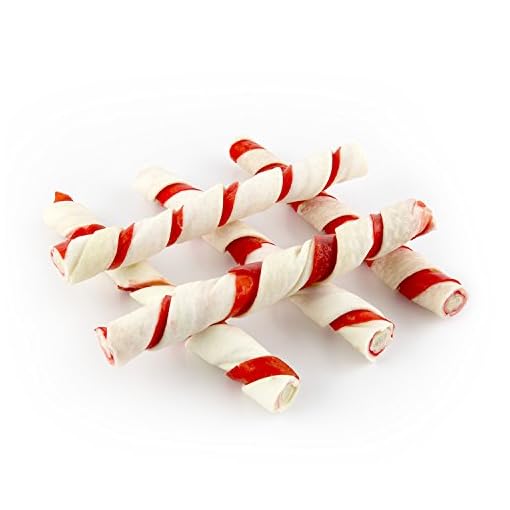 Dingo Twist Sticks Jumbo Rawhide Chews Made with Real Chicken, 9Count