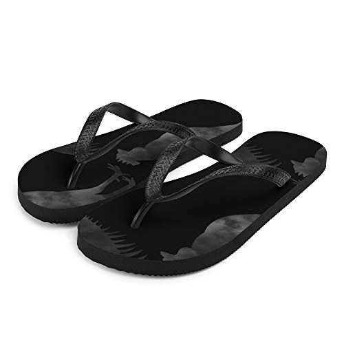Rooster Bird Farm Animal (376) Flip-Flops2