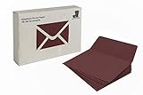 Mr. Ellie Pooh A6"Earth Friendly" ENVELOPES Pack of 25, Maroon (701-609132739583)