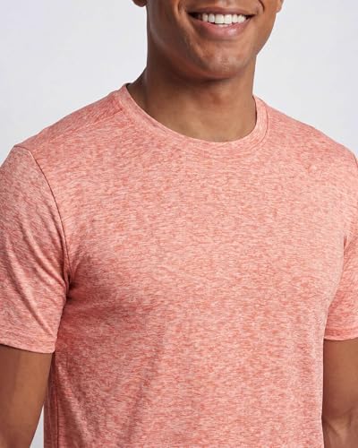 Image of Real Essentials 5 Pack: Men's Dry-Fit Moisture Wicking Active Athletic Performance Crew T-Shirt