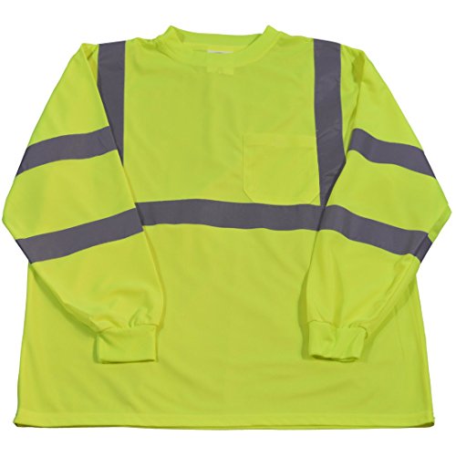 High-Visibility Class 3 T Shirt with Moisture Wicking Mesh Birdseye, 4X
