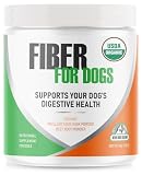Certified Organic Fiber for Dogs Psyllium Seed Husk & Beet Root Powder