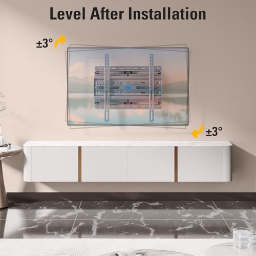 Image of Mounting Dream TV Wall Mount for 32-65 Inch Television,Mount with Swivel and Tilt, Full Motion Bracket with Articulating Dual Arms, Fits 16inch Studs, Max VESA 400X400 mm, 99lbs, MD2581