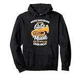 Regala esta camiseta musical como regalo para Navidad o cumpleaños de un soplador de chapa o profesor musical que ama los instrumentos de viento de chapa como los tubas. Camiseta de Tuba con el texto en alemán "Meine vecin's hörgute Musik ob you will or nicht".