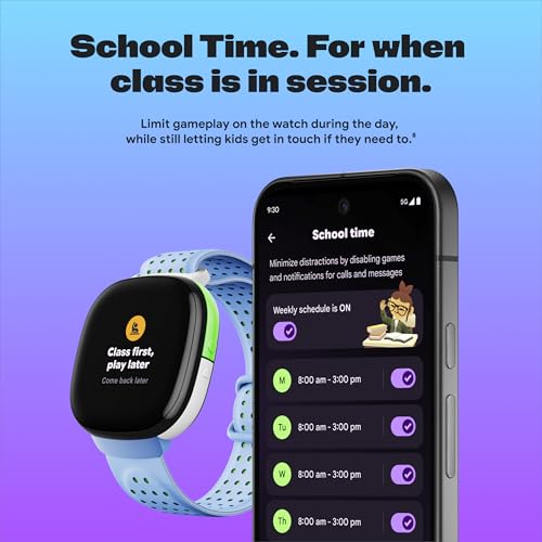 Fitbit Google Ace LTE - Kids Smartwatch with Call, Message, GPS, and Activity-Based Games, - image 6
