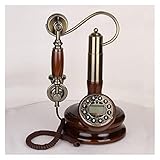DSDD Solid Wood Landline Phone Sitting Room Antique Telephone Vintage Fixed Phone Home Fitted Landline Phone Telefone antigos