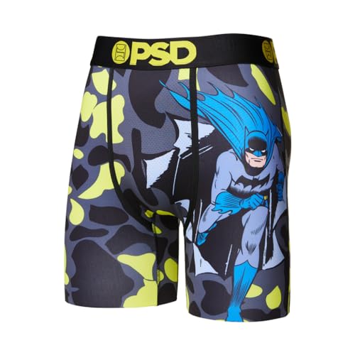 PSD Men's Batman Camo Boxer Briefs, Multi, L2