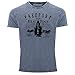 Produktbild Neverless® Herren Vintage Shirt Retro Print Leuchturm Schriftzug Freeport Island blau M