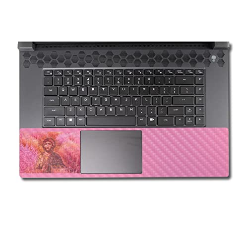 Image of MightySkins Carbon Fiber Skin Compatible With Alienware M17 R5 (2022) Full Wrap Kit - Holy Lavendar | Protective, Durable Textured Carbon Fiber Finish | Easy To Apply & Change Styles | Made in the USA