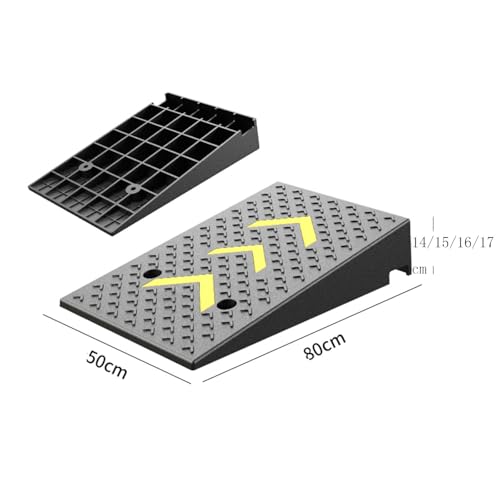 Rampa antideslizante de caucho y plástico para automóviles, apta para escalones interiores y exteriores, umbrales y bordillos. Diseño de alta capacidad de carga. miniatura 2