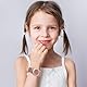 Nylon Airtag Armband Kinder, AirTags Weiche Silikon-Uhrenarmbänder, Nylon Bracelet für AirTag, GPS-Tracker-Uhrenarmband, Anti-Kratz-Schutz für die Positionierung des Airtag-Tracking-Armbands (Rosa)