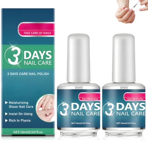 2 PCS 3 Days Nail Care, Keratin Amino Acid Formula for Strengthen...