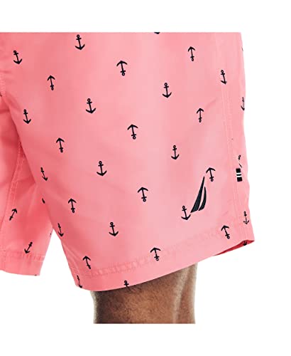 Nautica Men's 8" Anchor Print Quick-Dry Swim3