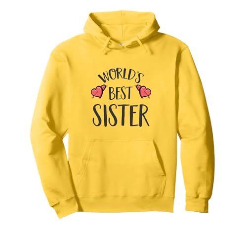 Raksha Bandhan Gifts Sister Rakhi Worlds Best Sisters Pullover Hoodie