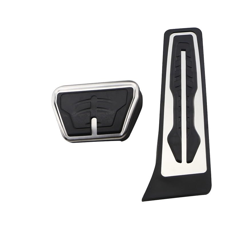 Embrague Pedal Cubierta Para Serie 5 Para F10 F11 523i 528i LHD Pedales Coche Reposapiés Gas Freno Acelerador Pedal Cubierta Almohadillas Pedal del acelerador del coche(AT without Rest)