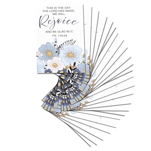 Dicksons Christian Itty Bitty Blessing �J�[�h �~�j ��܂� �z�z���� ������ 2 x 3�C���` �y�[�p�[ Rejoice and Be Glad 24���p�b�N