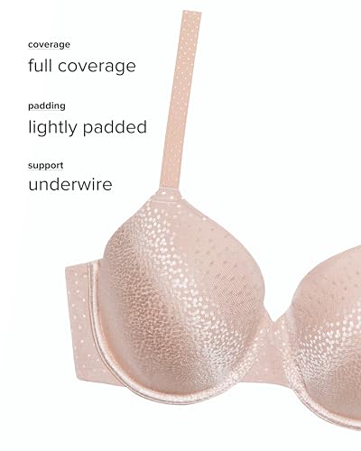 Image of Wacoal Women's Back Appeal Lightly Padded Full Coverage T-Shirt Bra, 853303