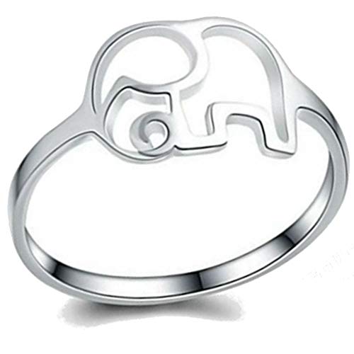 Jude Jewelers Stainless Steel Elephant Style Statement Cocktail Party Holiday Wedding Promise Ring