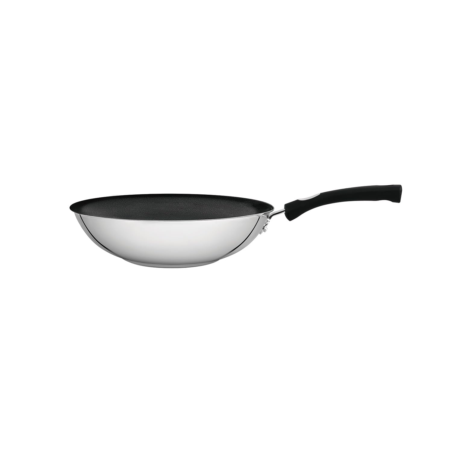 Panela Wok Tramontina Inox Antiaderente Solar Silicone 28cm, 62138288