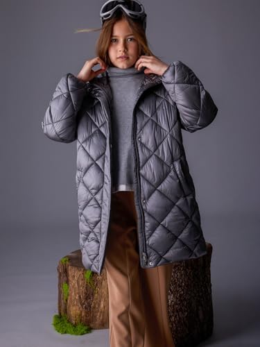 Mayoral Long coat for Girls Coal4