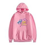 Yumenam - Sudadera con capucha unisex, diseño de The Hype House Rosa. L