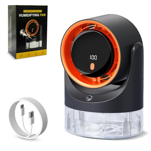 HyAdierTech Ventilador y Humidificador de Escritorio 2...