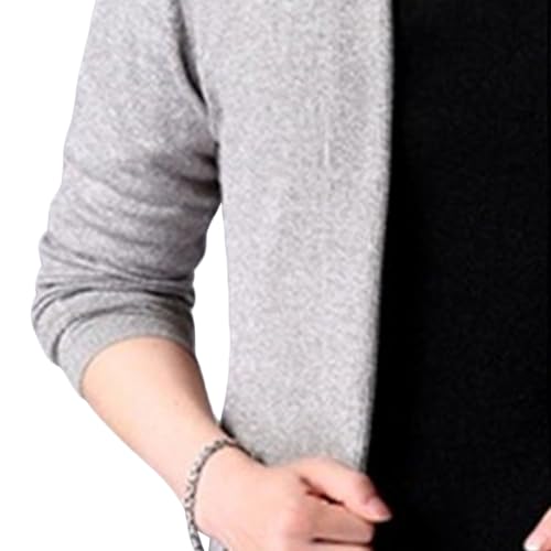 Men Ribbed Drape Length Cardigan Open Front Lightweight Long Men Cardigan Long Sleeve Open Knit Cardigans4