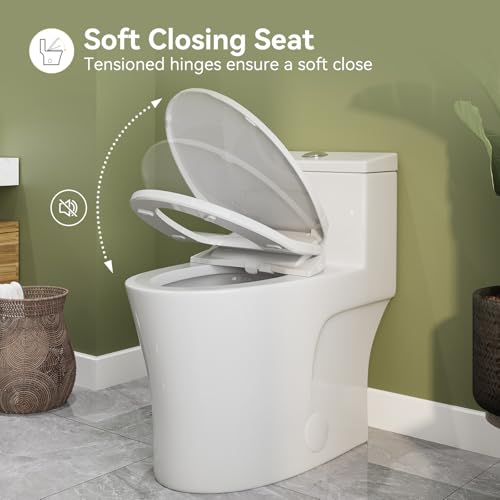 Horow T0338W One Piece Toilet With Non-Electric Bidet Toilet Seat thumb #8