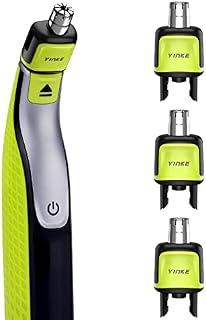 Yinke Nos Głowica Zamienna Kompatybilny z One-Blade i One-blade Pro Shaver, Podwójne ostrza wodoodporne do łatwego czyszczenia (3 sztuki)