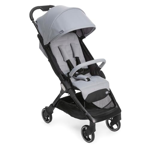 Chicco We Poussette Ultra-compacte, Pliage Ultra-Légère,(0 Mois à 22 Kg), Poussette de voyage, Bagage à main, Inclinable avec Position de Couchage,...