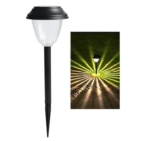 LUXPOLE Solar Path Light Main Gate Light for Home Garden Outdoor Decoration Waterproof Solar Gardern (Park of 1)