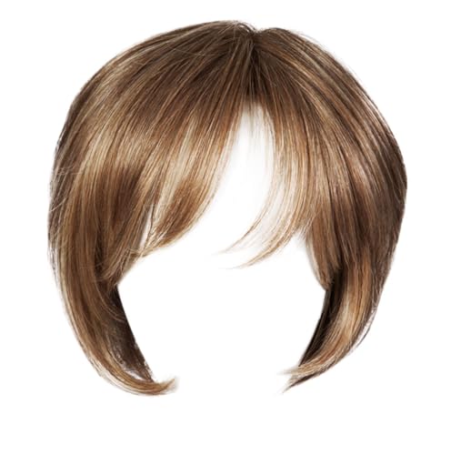Raquel Welch Born to Shine Short Asymmetrical Ready To Wear Wig by Hairuwear, Average Cap Size, RL11/25 Golden Walnut