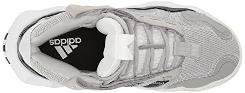 Adidas Women's Exhibit B Mid Basketball Shoe, Gre/Cblack/White, 7.5 #TOP4