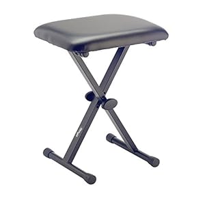 Stagg KEB-A10 in hoogte verstelbare dik beklede keyboardbank