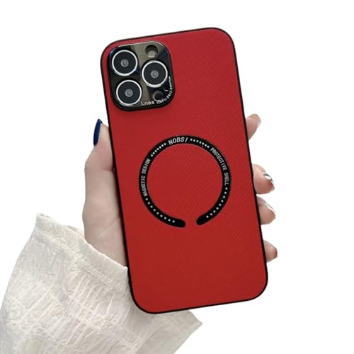 Coque antichoc iPhone 14 Pro rouge, fini les chutes et charges lentes