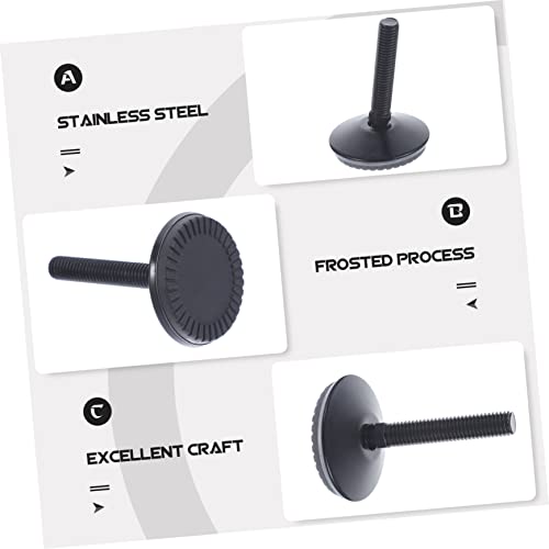 Niveladores de muebles ajustables giratorios con tornillo para estabilizar maquinaria pesada 4