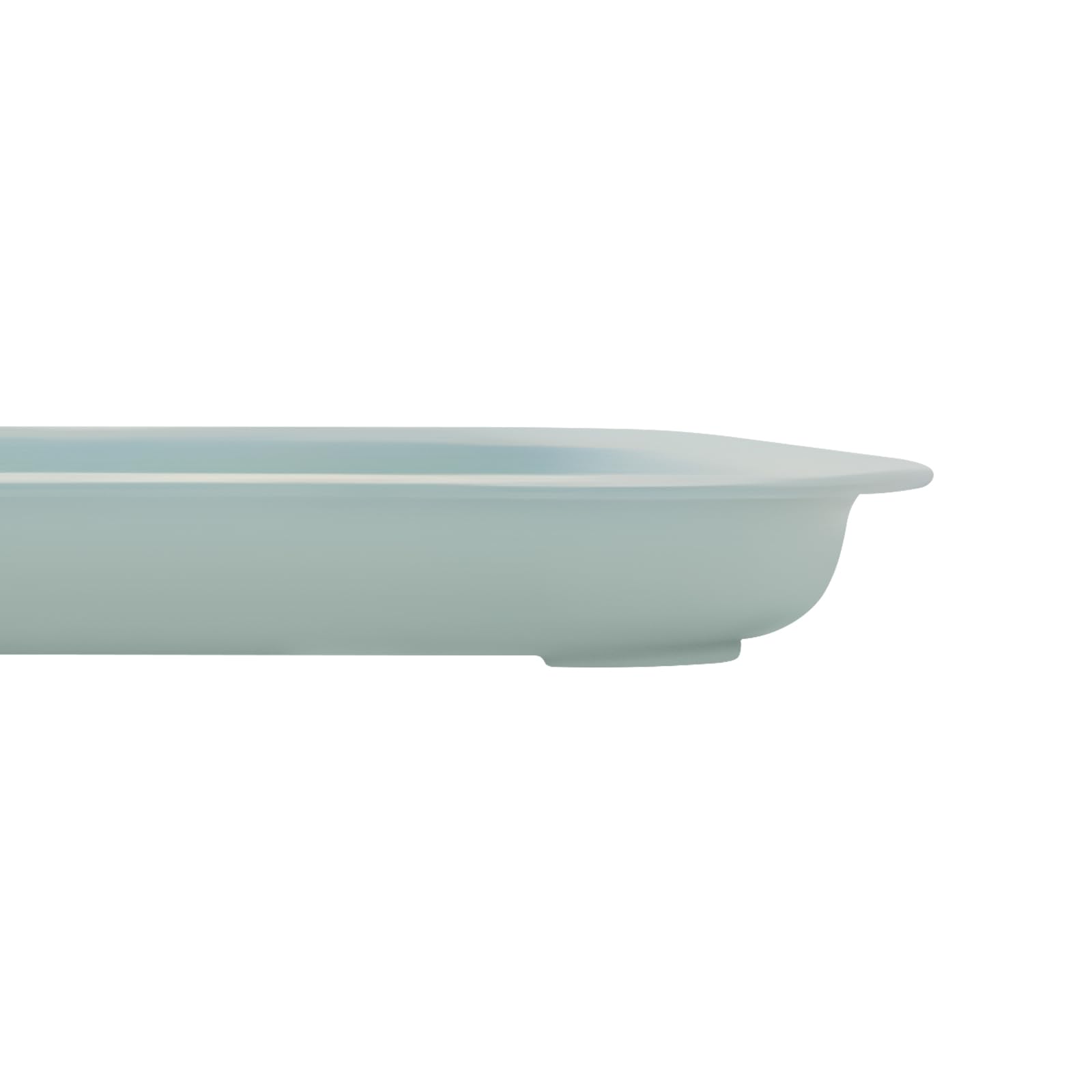 Bandeja de servicio,Bandejas de plástico rectangulares reutilizables Bandeja de servicio pequeña de plástico apilable,Material PP,Uso Restaurante Cantina Hotel,Lote de 24 Pieces,Azul