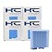 4 sztuki filtrów do wody kompatybilne z Philips AquaClean CA6903 EP. seria, AquaClean CA6903 w pełni automatycznymi ekspresami do kawy i Saeco Incanto/Saeco Intelia Deluxe/Saeco Pico Baristo/Saeco Gran Baristo (4 sztuki)