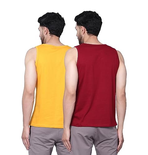 Image of Designer Men Vest Versatile Cotton Sando /Baniyan /Ganji for Boys - Perfect for Gym Workouts, Vacations, and Beaches