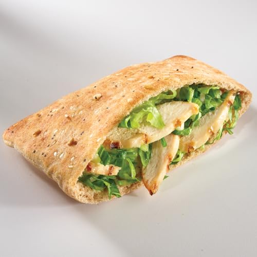 Toufayan Everything Smart Pockets Pita Bread | Low Sodium | Low Calorie | Vegan (3 Pack, 18 Pitas Total)