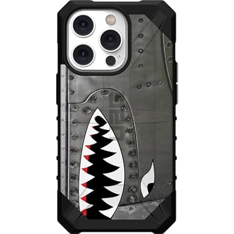 EGO TACTICAL UAG Urban Armor Gear Case for iPhone 15 Pro [6.1" Screen] Limited Edition Printed in The USA A-10 Warthog Teeth Cover