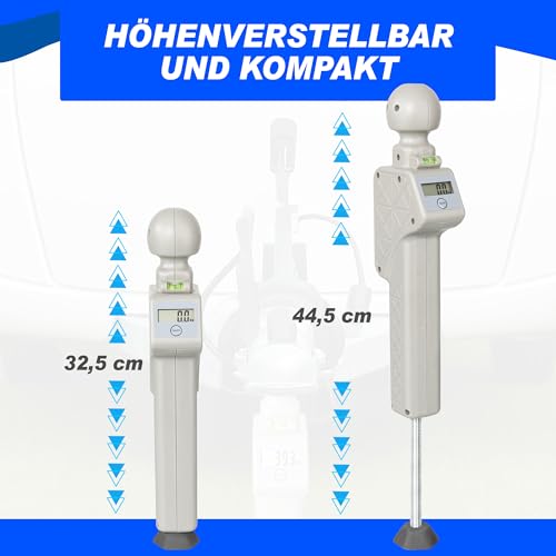 Báscula digital AUTOLIGHT 24 para caravanas con nivel de burbuja y altura ajustable hasta 150 kg 4
