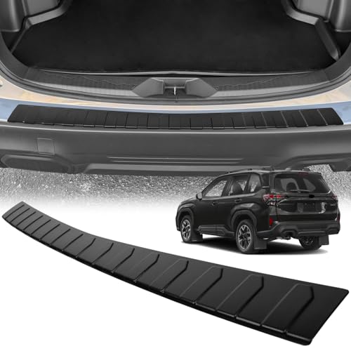 Rear Bumper Appliqué - 2022 Subaru BRZ 4 Hugeek Rear Bumper Protector for Subaru 2025 2026 Forester Car Accessories ABS Plastic Material Matte Black Resistant Trunk Door Entry Guards