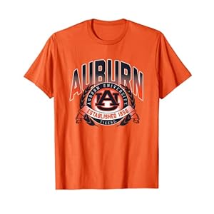 Auburn Tigers Orange Fade Officially Licensed T-Shirt