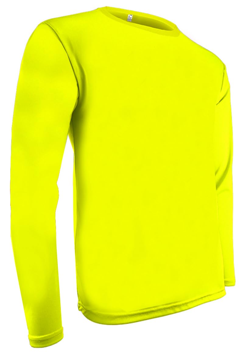 Epic Adult Cooling Performance Long Sleeve Crew T-Shirts (18- Colors Available)