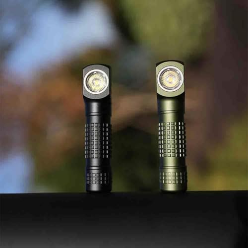 manker e02 iii 400 lumens aaa10440 flashlight pocket edc keychain angle flashlight with magnetic tail amp clip 4000k high cri r9080 led green-no headband