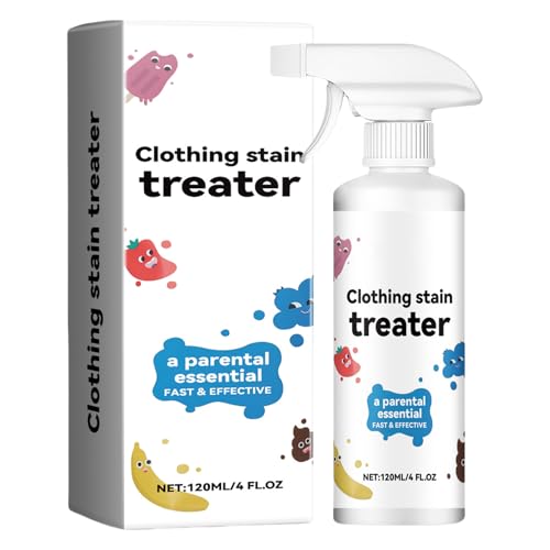 Krujecnt Quitamanchas Para Ropa, 120ml Tamaño De Viaje Spray Quitamanchas Portátil, Fórmula De Limpieza Profunda, Para Una Limpieza Potente Y Cuidado De La Ropa